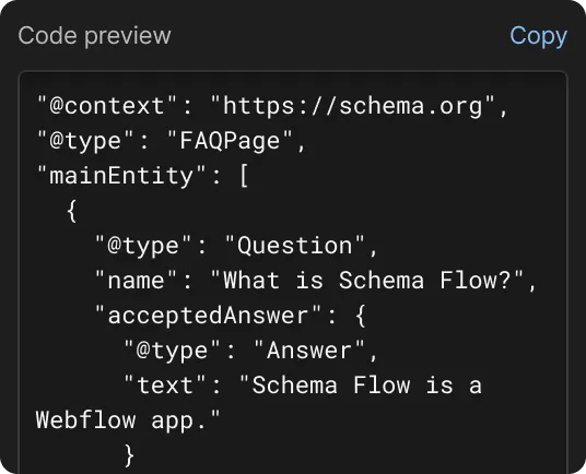 Schema Flow custom mode